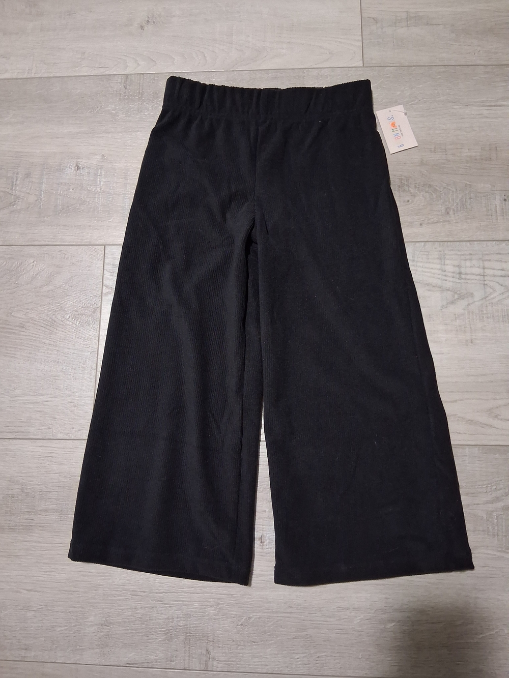 Garanimals Black Wide-Leg Corduroy Kids Joggers